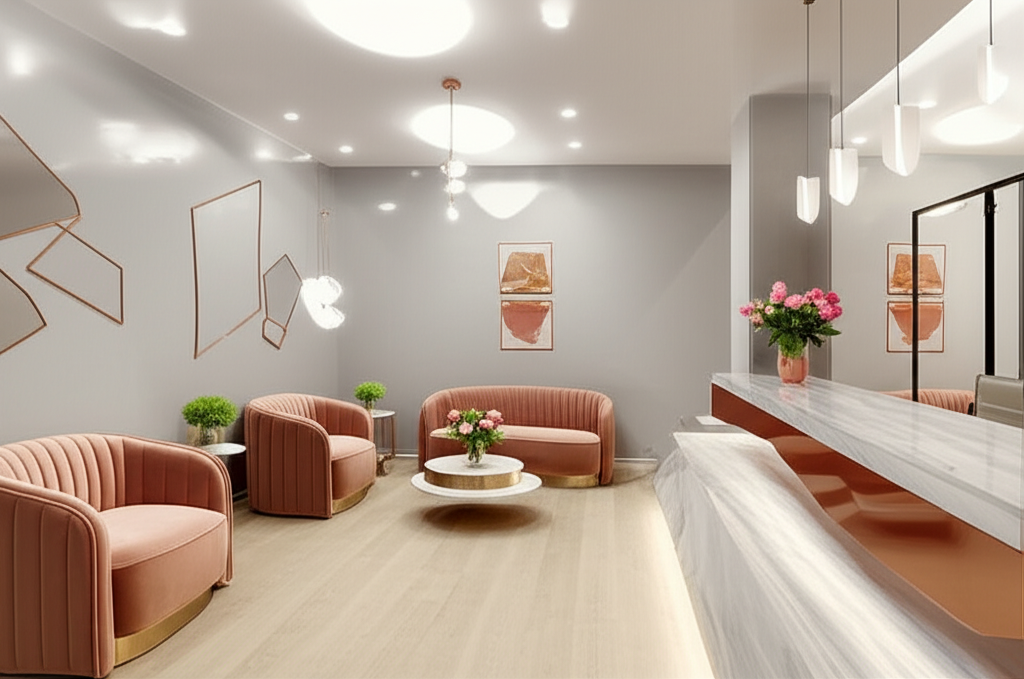 The Beauty Loft reception area